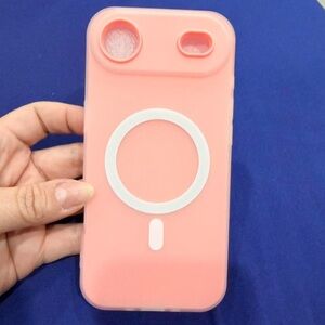 Apple Coral Silicone iPhone Case with MagSafe